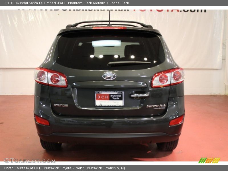 Phantom Black Metallic / Cocoa Black 2010 Hyundai Santa Fe Limited 4WD