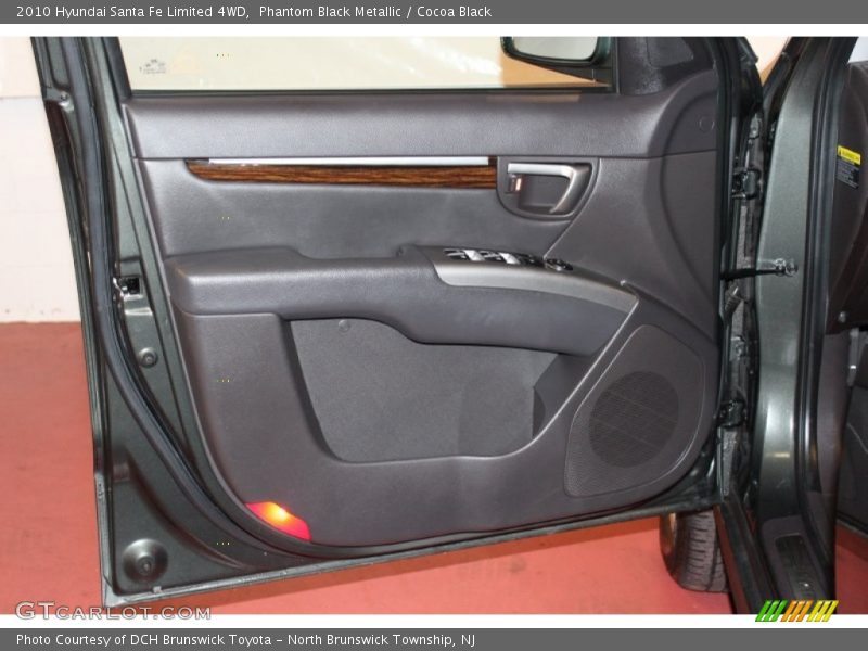 Phantom Black Metallic / Cocoa Black 2010 Hyundai Santa Fe Limited 4WD
