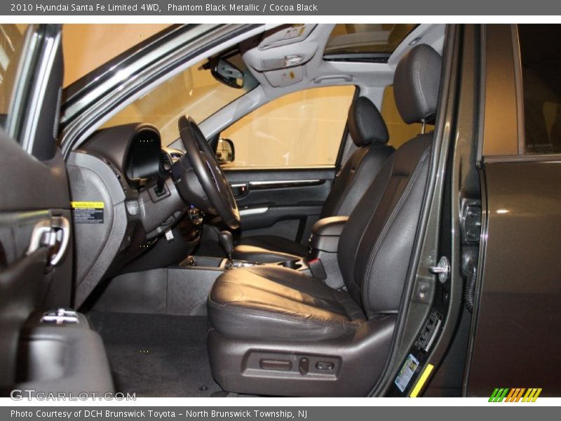 Phantom Black Metallic / Cocoa Black 2010 Hyundai Santa Fe Limited 4WD