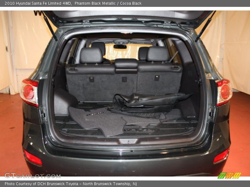 Phantom Black Metallic / Cocoa Black 2010 Hyundai Santa Fe Limited 4WD