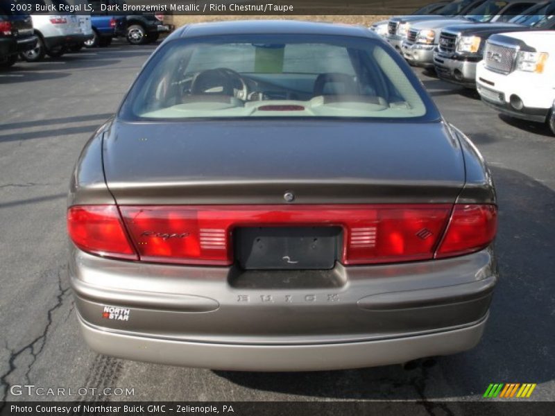 Dark Bronzemist Metallic / Rich Chestnut/Taupe 2003 Buick Regal LS