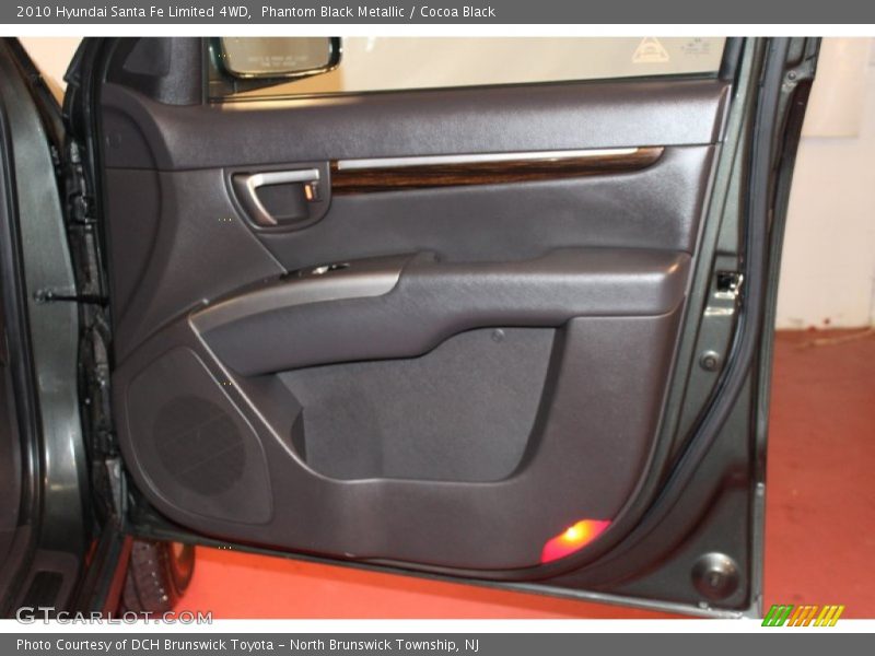 Phantom Black Metallic / Cocoa Black 2010 Hyundai Santa Fe Limited 4WD