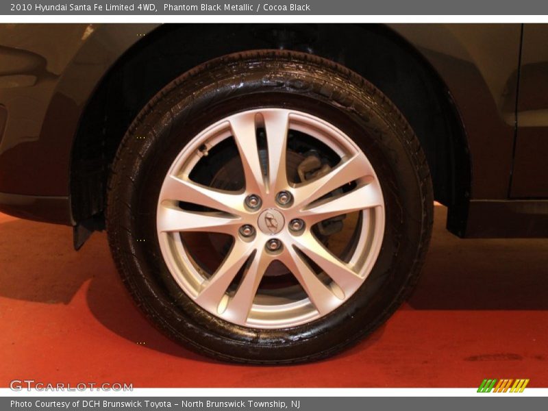 Phantom Black Metallic / Cocoa Black 2010 Hyundai Santa Fe Limited 4WD