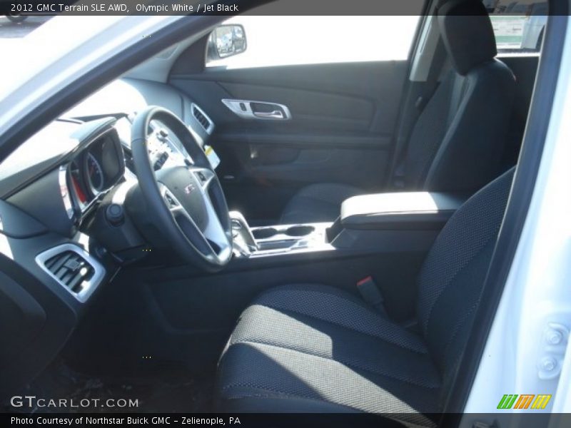 Olympic White / Jet Black 2012 GMC Terrain SLE AWD