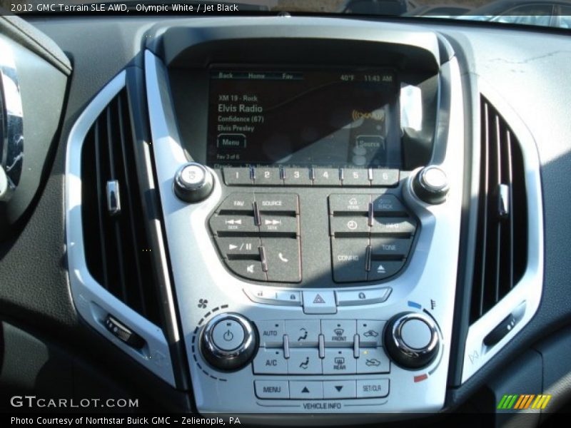 Olympic White / Jet Black 2012 GMC Terrain SLE AWD