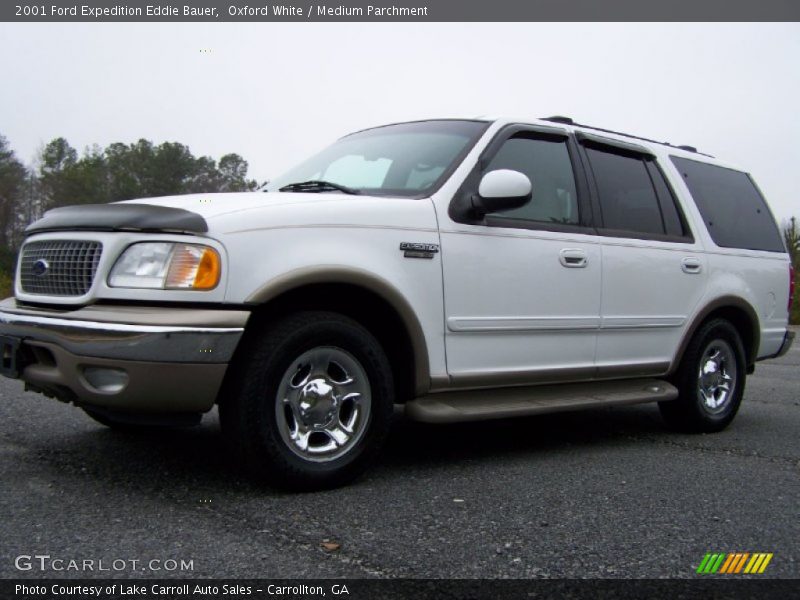 Oxford White / Medium Parchment 2001 Ford Expedition Eddie Bauer