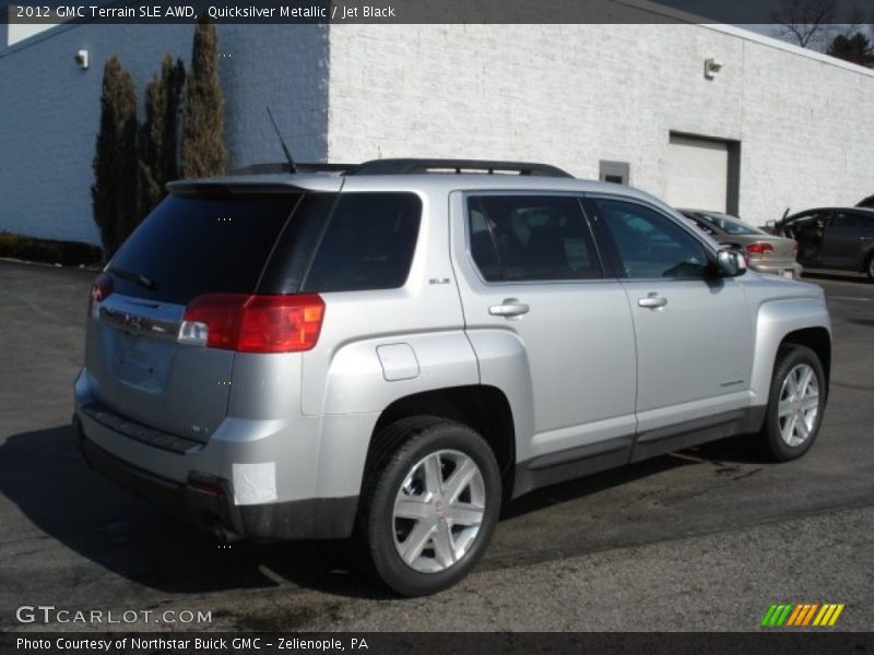 Quicksilver Metallic / Jet Black 2012 GMC Terrain SLE AWD
