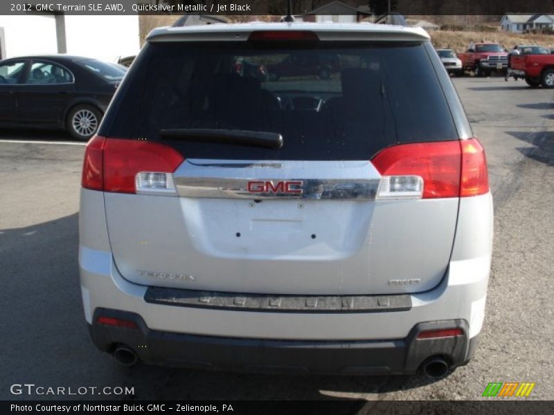 Quicksilver Metallic / Jet Black 2012 GMC Terrain SLE AWD