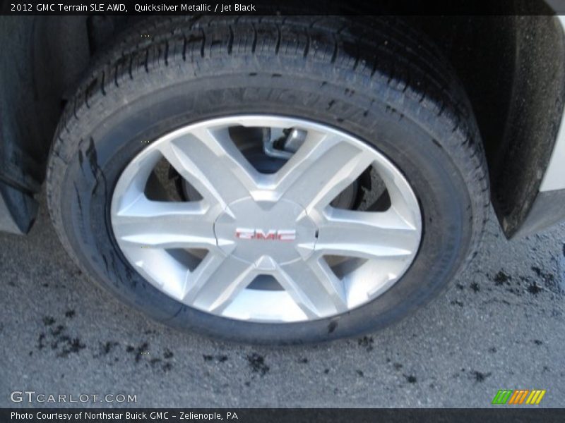 Quicksilver Metallic / Jet Black 2012 GMC Terrain SLE AWD