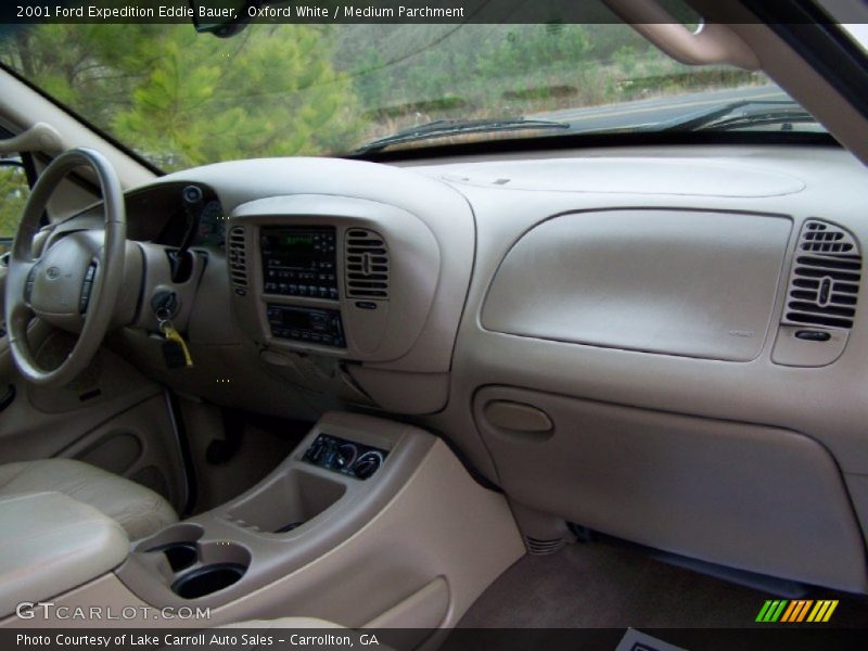 Oxford White / Medium Parchment 2001 Ford Expedition Eddie Bauer