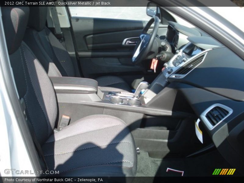 Quicksilver Metallic / Jet Black 2012 GMC Terrain SLE AWD