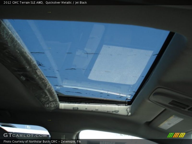 Quicksilver Metallic / Jet Black 2012 GMC Terrain SLE AWD