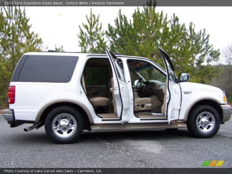 Oxford White / Medium Parchment 2001 Ford Expedition Eddie Bauer