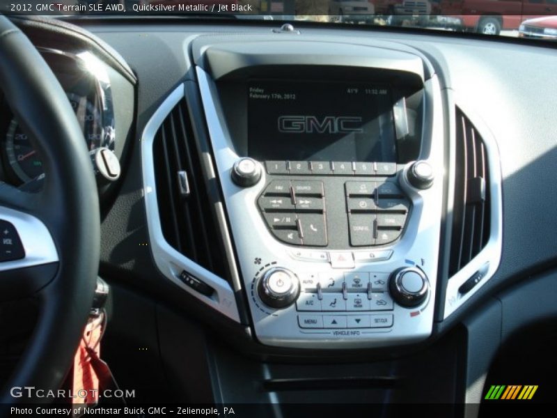 Quicksilver Metallic / Jet Black 2012 GMC Terrain SLE AWD