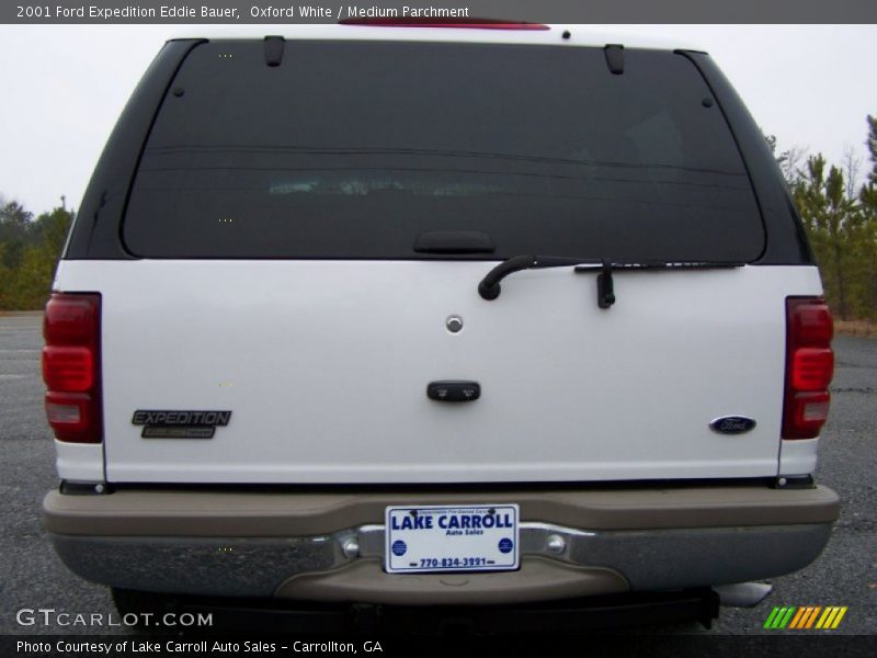 Oxford White / Medium Parchment 2001 Ford Expedition Eddie Bauer