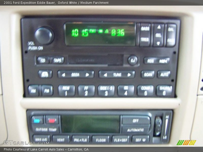 Oxford White / Medium Parchment 2001 Ford Expedition Eddie Bauer