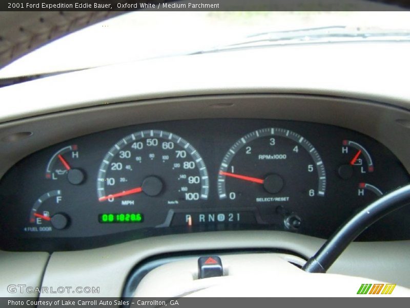 Oxford White / Medium Parchment 2001 Ford Expedition Eddie Bauer