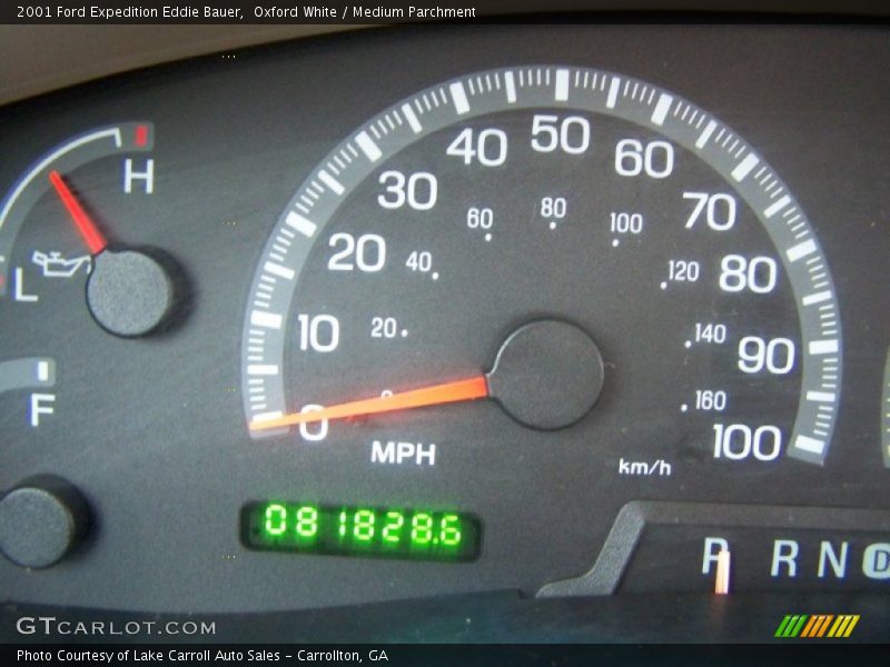 Oxford White / Medium Parchment 2001 Ford Expedition Eddie Bauer