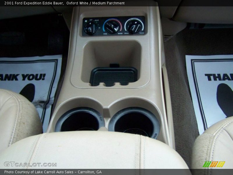 Oxford White / Medium Parchment 2001 Ford Expedition Eddie Bauer