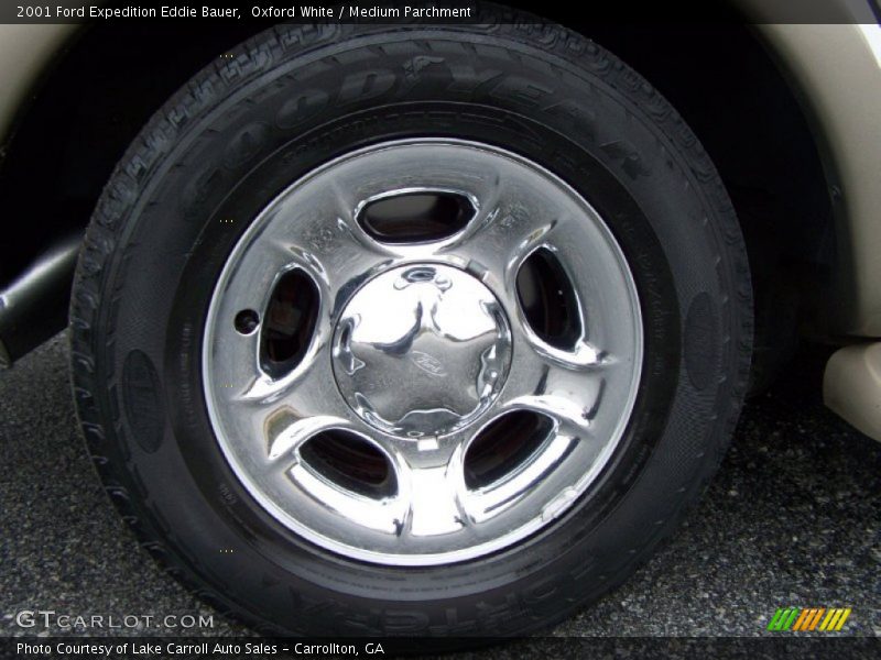 Oxford White / Medium Parchment 2001 Ford Expedition Eddie Bauer