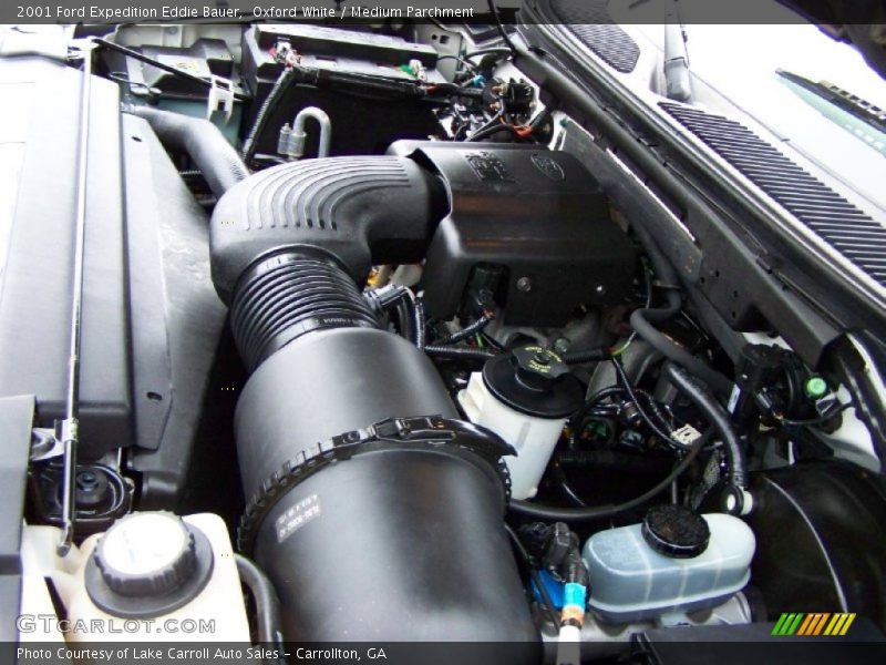 Oxford White / Medium Parchment 2001 Ford Expedition Eddie Bauer