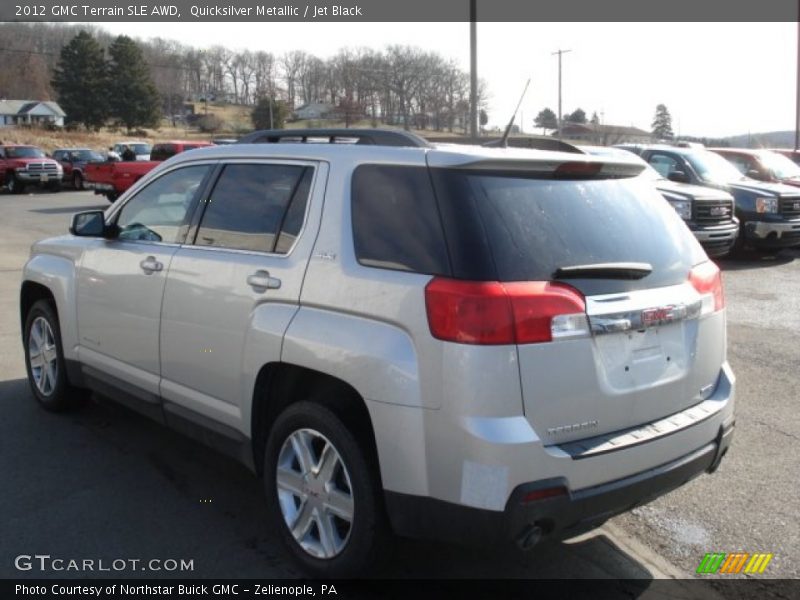 Quicksilver Metallic / Jet Black 2012 GMC Terrain SLE AWD