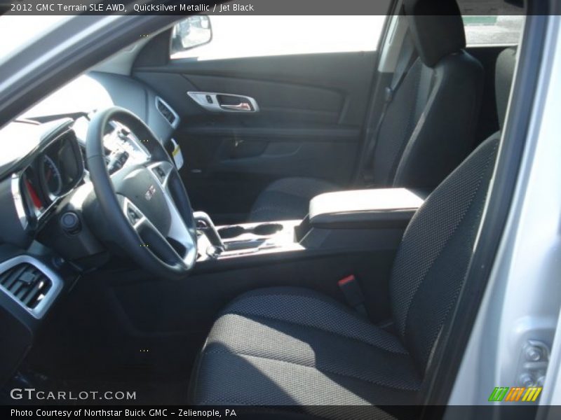 Quicksilver Metallic / Jet Black 2012 GMC Terrain SLE AWD