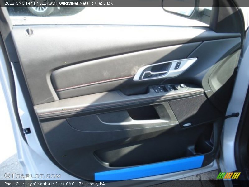 Quicksilver Metallic / Jet Black 2012 GMC Terrain SLE AWD