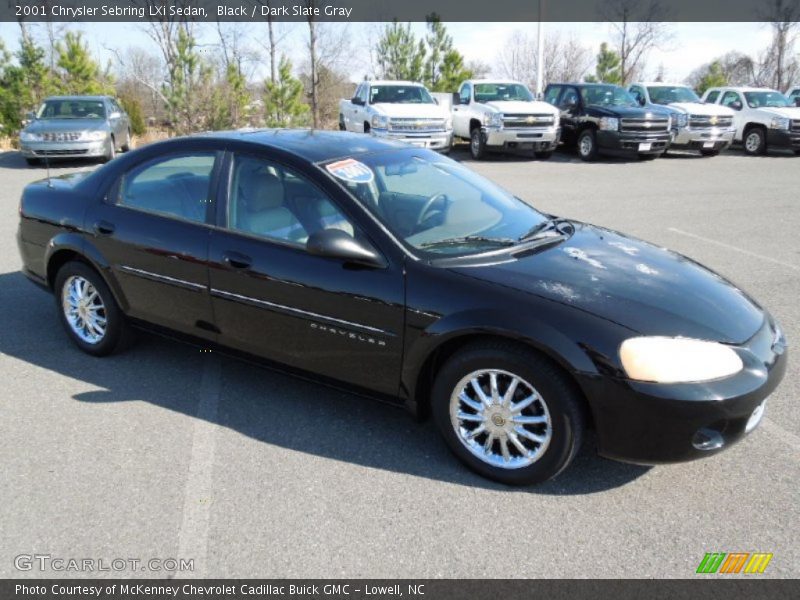 Black / Dark Slate Gray 2001 Chrysler Sebring LXi Sedan