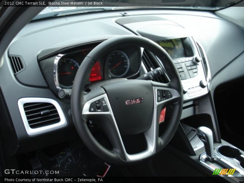 Mocha Steel Metallic / Jet Black 2012 GMC Terrain SLE