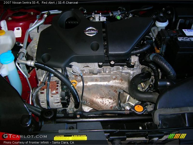 Red Alert / SE-R Charcoal 2007 Nissan Sentra SE-R