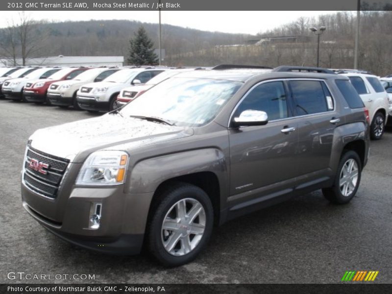 Mocha Steel Metallic / Jet Black 2012 GMC Terrain SLE AWD