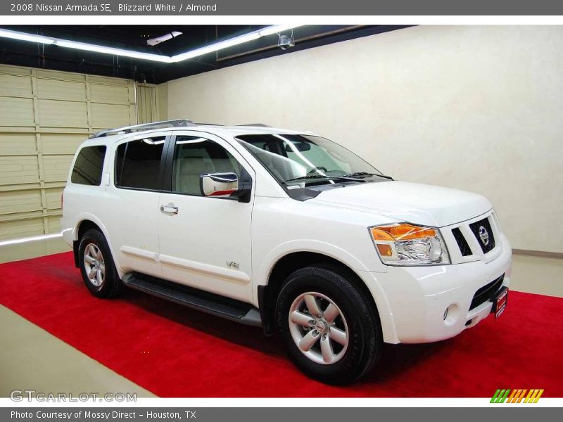 Blizzard White / Almond 2008 Nissan Armada SE