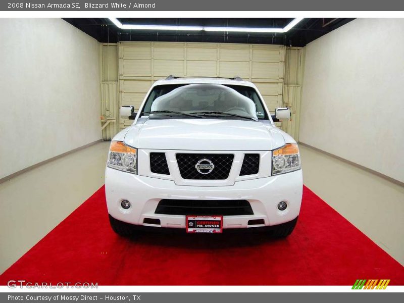 Blizzard White / Almond 2008 Nissan Armada SE
