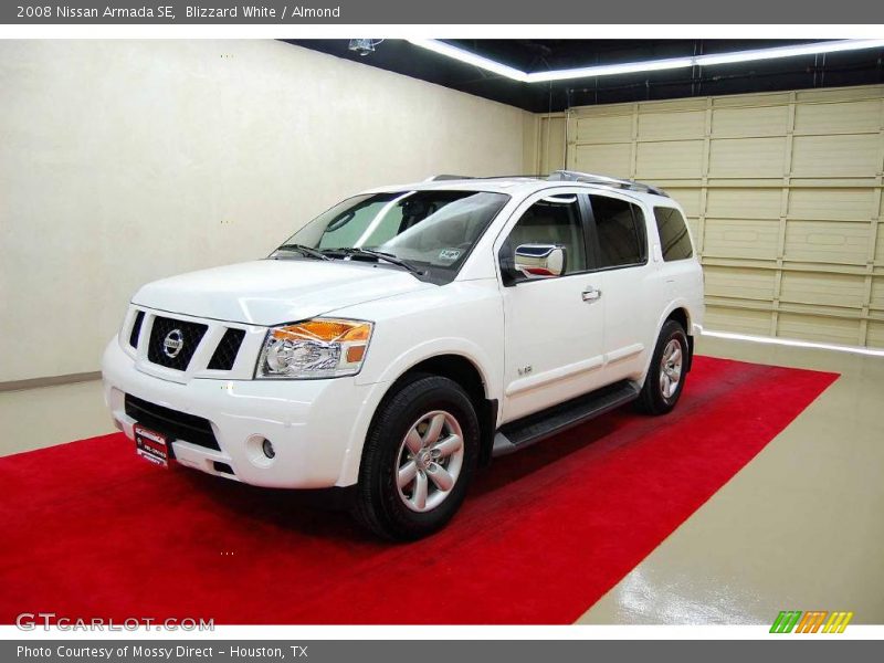 Blizzard White / Almond 2008 Nissan Armada SE
