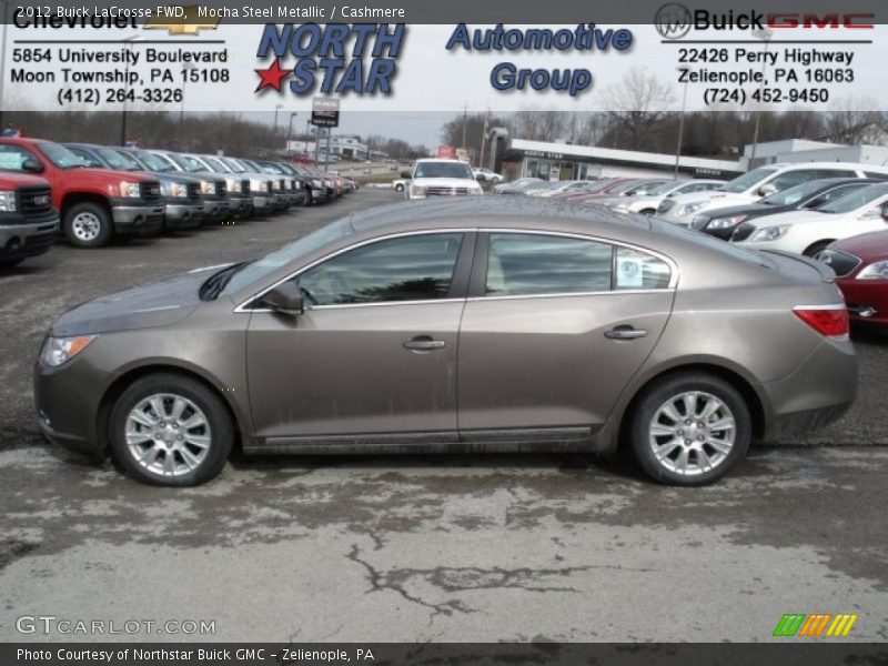 Mocha Steel Metallic / Cashmere 2012 Buick LaCrosse FWD