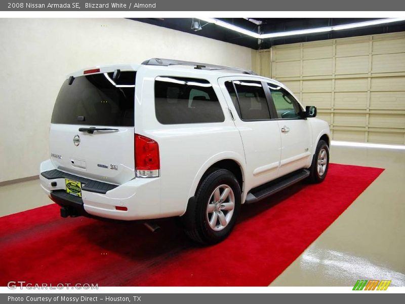 Blizzard White / Almond 2008 Nissan Armada SE