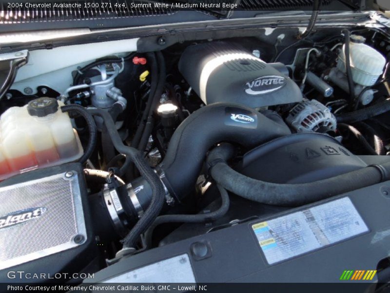 Summit White / Medium Neutral Beige 2004 Chevrolet Avalanche 1500 Z71 4x4