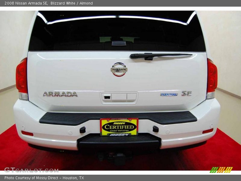 Blizzard White / Almond 2008 Nissan Armada SE