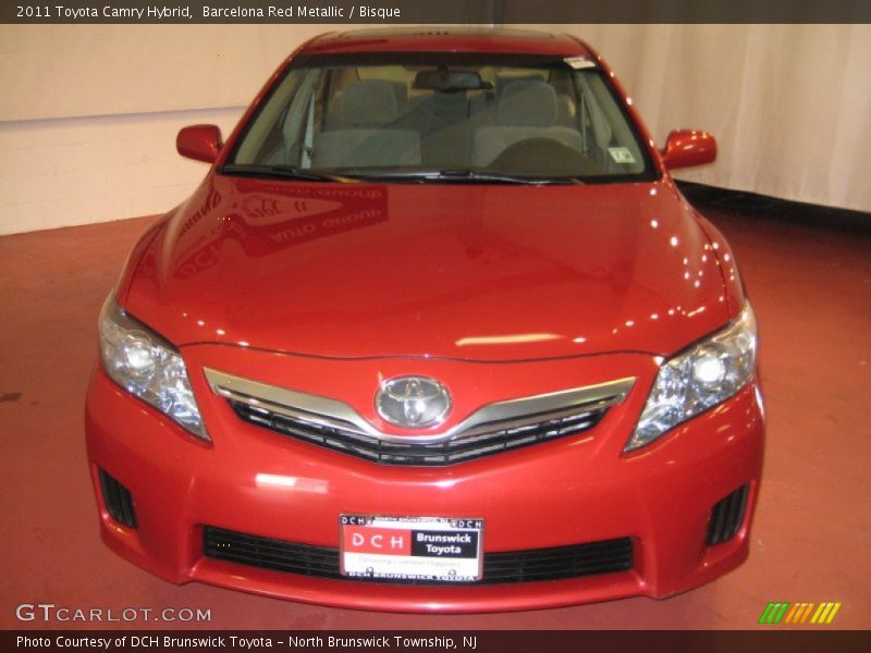 Barcelona Red Metallic / Bisque 2011 Toyota Camry Hybrid