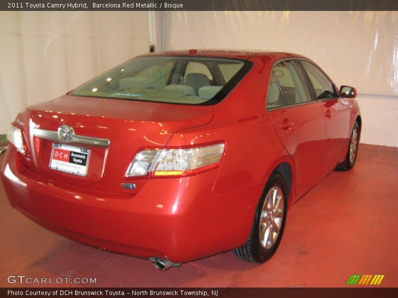 Barcelona Red Metallic / Bisque 2011 Toyota Camry Hybrid