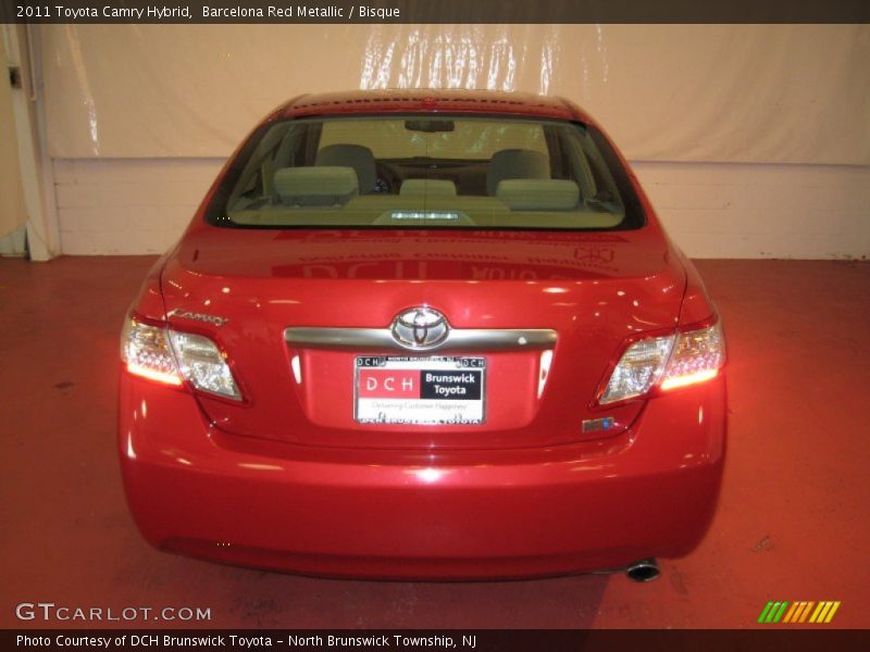 Barcelona Red Metallic / Bisque 2011 Toyota Camry Hybrid