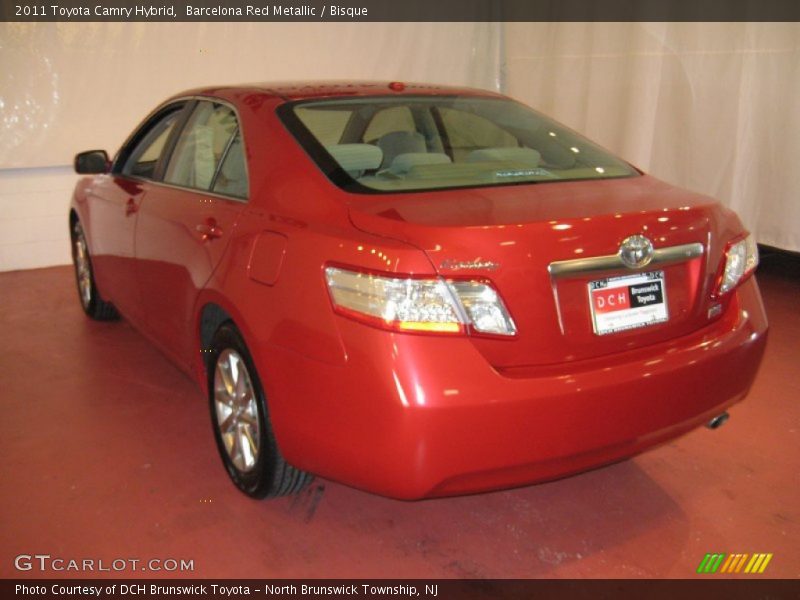 Barcelona Red Metallic / Bisque 2011 Toyota Camry Hybrid