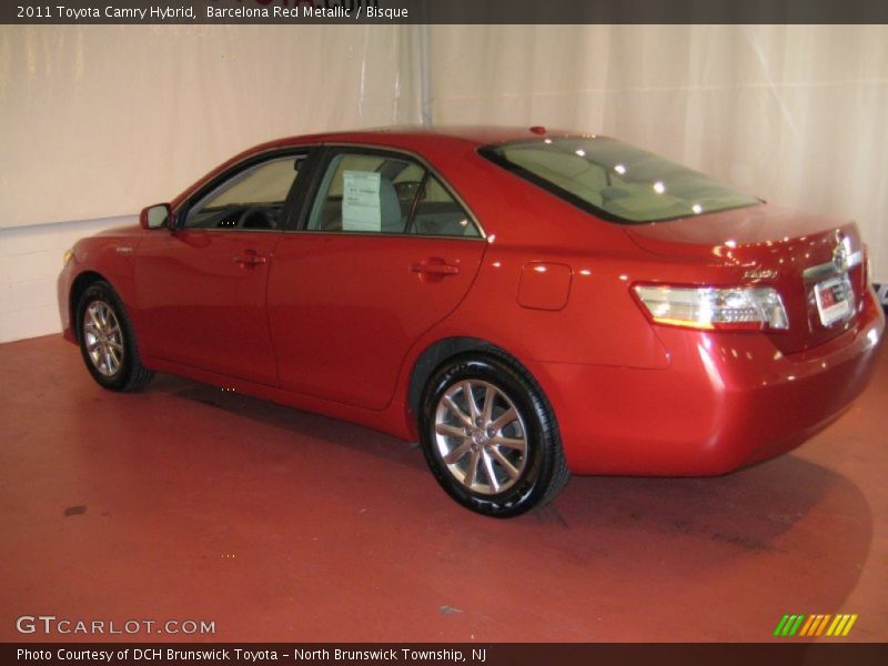 Barcelona Red Metallic / Bisque 2011 Toyota Camry Hybrid