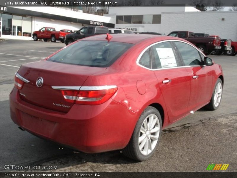 Crystal Red Tintcoat / Medium Titanium 2012 Buick Verano FWD