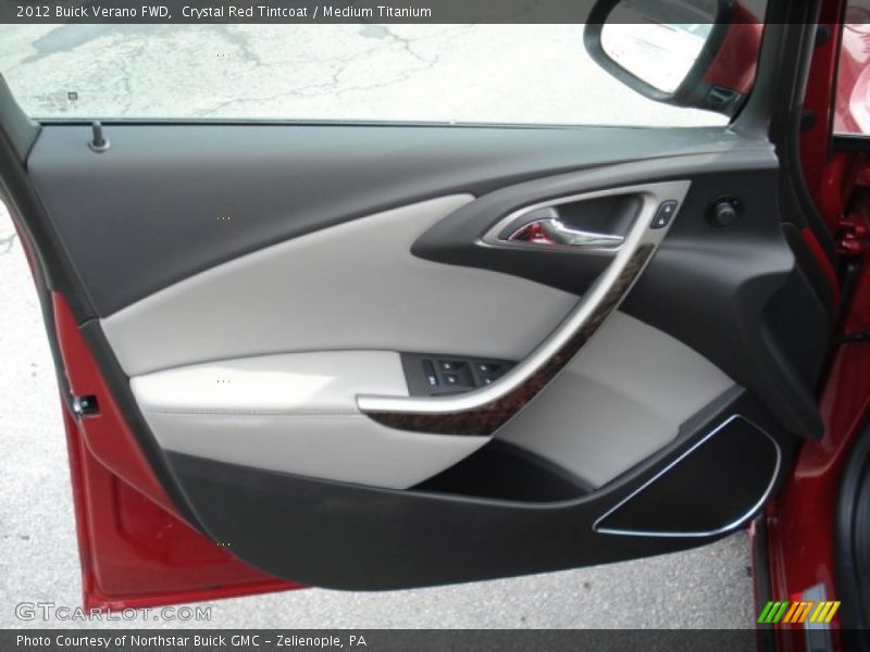 Crystal Red Tintcoat / Medium Titanium 2012 Buick Verano FWD