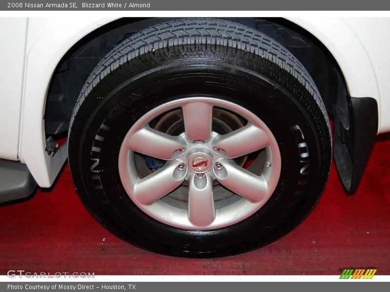 Blizzard White / Almond 2008 Nissan Armada SE