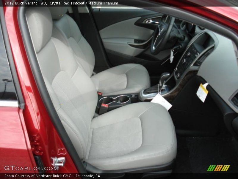 Crystal Red Tintcoat / Medium Titanium 2012 Buick Verano FWD