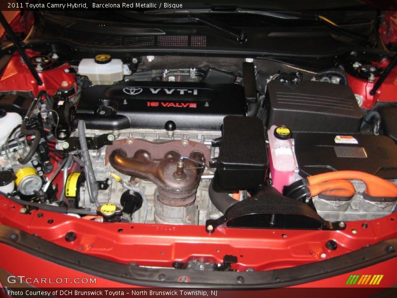 Barcelona Red Metallic / Bisque 2011 Toyota Camry Hybrid