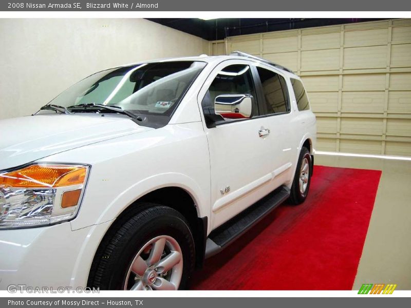Blizzard White / Almond 2008 Nissan Armada SE